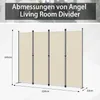 Angel Living Paravant,Sichtschutz,4 Fach Produktbild-Vorschau 4
