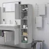 vidaXL Koupelnová skříňka Grey Sonoma 30x30x130 cm Dřevěný Náhled obrázku produktu 4