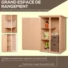 Outsunny Armoire abri de Jardin Remise pour Outils Bois de Voir les images du produit 3
