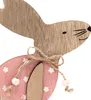 Oblique Unique Holz Hase Aufsteller Deko Osterhase Produktbild-Vorschau 3