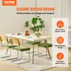 VEVOR 4er-Set grüne PE-Rattan Stühle als Akzent-, Ess- & Produktbild-Vorschau 2