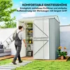 Outsunny Metall Gerätehaus 3,5 m², Hoher Abschließbar Produktbild-Vorschau 4