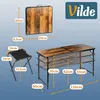 Vilde | Kempingový stůl se 4 stoličkami sada - 120x60 cm - Náhled obrázku produktu 5