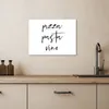 MuchoWow® - Leinwandbilder - Zitat - Pizza, Pasta, Vino - Produktbild-Vorschau 3