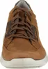 Herren Sneaker Braun mit blauem Detail, heller Profilsohle Produktbild-Vorschau 2
