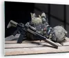 Bilder auf glas - Militaria Gewehr - 70x50cm - Glasbilder - Produktbild-Vorschau 1