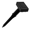 A black solar-powered garden light with a pointed stake. Produktbild-Vorschau