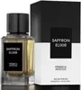 A bottle of French Avenue Saffron Elixir Eau de Parfum and its packaging are displayed against a white background. Podgląd zdjęcia produktu