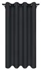 A dark gray curtain hanging from a curtain rod against a white background. Náhľad obrázku produktu