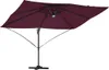Parasol vidaXL rouge bordeaux 351 x 250 x 253 cm Voir les images du produit 4