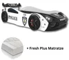 Autobett "Police" Spielbett für Kinder Produktbild-Vorschau 1