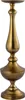 PTMD - Kerzenständer Centy - Gold - 18x18x71cm Produktbild-Vorschau 1