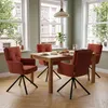 Rot/Orange Esszimmerstuhl Küchenstuhl Drehstuhl Produktbild-Vorschau 9