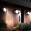 LED Wandlampe, Baustrahler, verstellbar, grau, Glas, H 15cm Produktbild-Vorschau 3