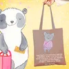 Mr. & Mrs. Panda Tote Bag Halloween Herzschutz - Braun Produktbild-Vorschau 2