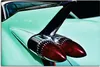 ARTland Leinwandbild Rückleuchten eines 1959er Cadillac Produktbild-Vorschau 1