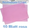 Oblatenpapier dünn baby rosa 0,3 mm 10 Blatt A4 von Decora Produktbild-Vorschau 1