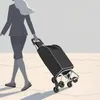 Carrello della spesa vidaXL nero 39,5 x 33 x 93 cm in Anteprima dell’immagine prodotto 2