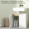HOMCOM Waschbeckenunterschrank, Badezimmer Unterschrank, Produktbild-Vorschau 5