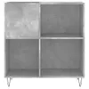 vidaXL Plattenschrank Betongrau 84,5x38x89 cm Holzwerkstoff Produktbild-Vorschau 4