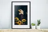 MuchoWow® Gerahmtes Poster Adler - Gelb - Blumen - Produktbild-Vorschau 4