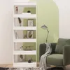 Libreria/divisorio bianco 60x30x166 cm in materiale ligneo Anteprima dell’immagine prodotto 3