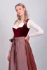 Edelnice Midi Dirndl Lilly Samt Rot 36 Produktbild-Vorschau 9