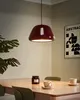 BELIANI Hängelampe Rot Metall Glänzend Vintage Stil Produktbild-Vorschau 2