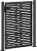 vidaXL Gartentor Schwarz 110 x 130 cm Pulverbeschichteter Produktbild-Vorschau 6