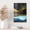 DEQORI Glasbild Echtglas 40x60 cm 'Goldener Mondzauber' Produktbild-Vorschau 4