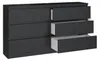 Topeshop M6 140 CZAR 2X3, Schwarz, 6 Schublade(n), Produktbild-Vorschau 2