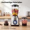 Multifunktionale Küchenmaschine 3-in-1 Standmixer, 1200ML Produktbild-Vorschau 4