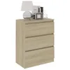 vidaXL Sideboard Sonoma-Eiche 60x35x76 cm Holzwerkstoff -  Produktbild-Vorschau 8