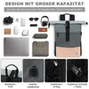 Cityrucksack Freizeitrucksack Groß Damen lässiger Rolltop Produktbild-Vorschau 5