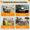 2er Set Tischgestell 60x72 cm Tischbeine Tischkufen schwarz Produktbild-Vorschau 5