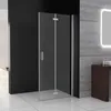 Faltbar Duschwand 100x197 cm Walk in Dusche Pendeltüren Produktbild-Vorschau 1