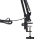 Lindby LED-Klemmleuchte Undra, schwarz, Metall, justierbar Produktbild-Vorschau 6