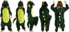 Dinosaurier-Einteiler-Kigurumi-Pyjamas für Kinder zum St. Produktbild-Vorschau 4