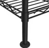 vidaXL Úložný regál se 3 policemi 60x35x76 cm černý 150 kg Náhled obrázku produktu 6