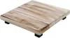 3.10 Sgabello quadrato per piante in legno di paulownia - Anteprima dell’immagine prodotto 1