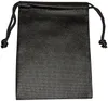 1 Zuziehbeutel schwarz PP 10x14 cm Kordelzugbeutel Produktbild-Vorschau 2