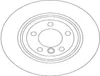 TRW Bremsscheiben (2 Stück) Hinterachse DF4391 Produktbild-Vorschau 3