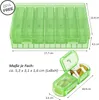 WELLGRO Tablettenbox für 7 Tage - Pillendose je 2 Fächer Produktbild-Vorschau 2