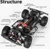 HBX 3103A 1/16 2,4G 4WD Hochgeschwindigkeits Bürstenloses Produktbild-Vorschau 6