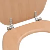 vidaXL Sièges de toilette 2 pcs. avec couvercle MDF design Voir les images du produit 6