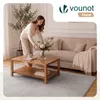 VOUNOT® Weicher Kurzflor Teppich Wohnzimmer mit Produktbild-Vorschau 2