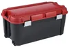 Coffre De Rangement 80 L 79.5 X 39.5 X H37.1 Cm Noir-rouge Voir les images du produit 1