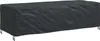 vidaXL Copridivano nero a tinta unita 270 x 110 x 70 cm Anteprima dell’immagine prodotto 1