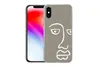 MuchoWow® Handyhülle Schutzhülle Hülle für iPhone X Gesicht Produktbild-Vorschau 2