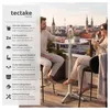 tectake® Aluminium-Bistrotisch Frederic wetterfest Produktbild-Vorschau 2